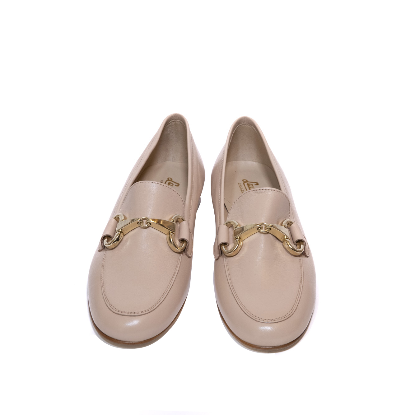 Scarpe donna nudo con morsetto